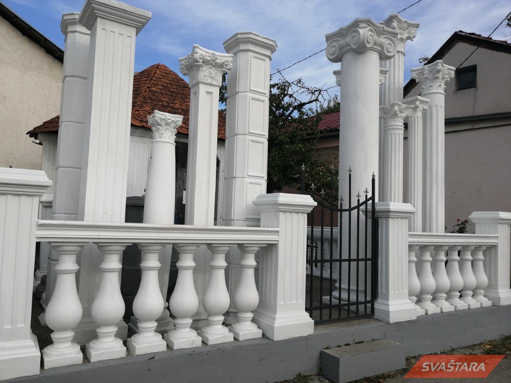 Terasa s balustrádou