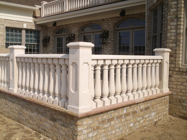 Terasa s balustrádou