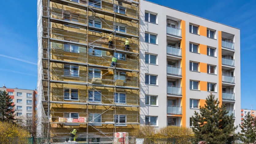 Rekonstrukce bytového domu pro SVJ s financováním
